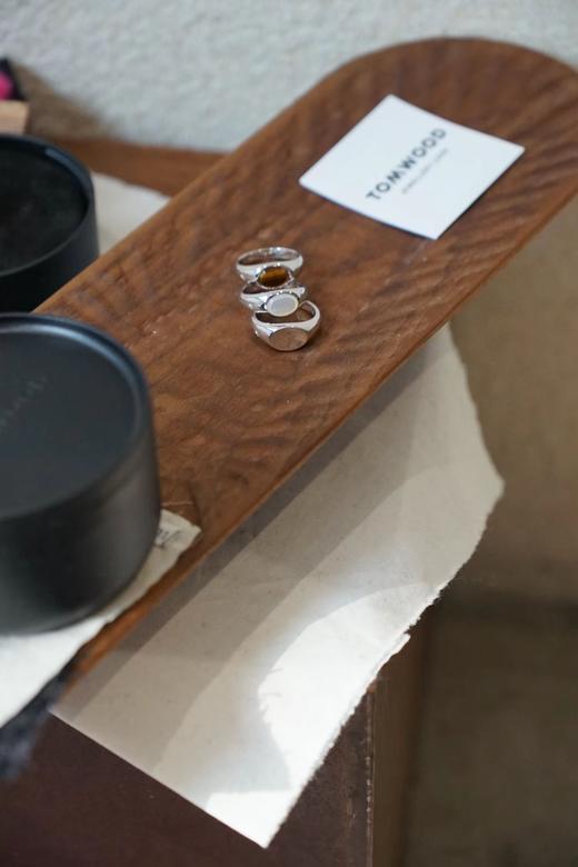 TOMWOOD 天然珍珠母贝戒指(Joe Ring White MOP) 商品图1