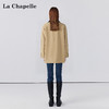 拉夏贝尔/La Chapelle皮翻领翻盖口袋外套女复古时髦宽松休闲夹克上衣 商品缩略图4