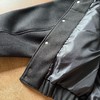 D110233王嘉尔同款Solo Wool Varsity毛呢皮质翻领夹克外套 商品缩略图7