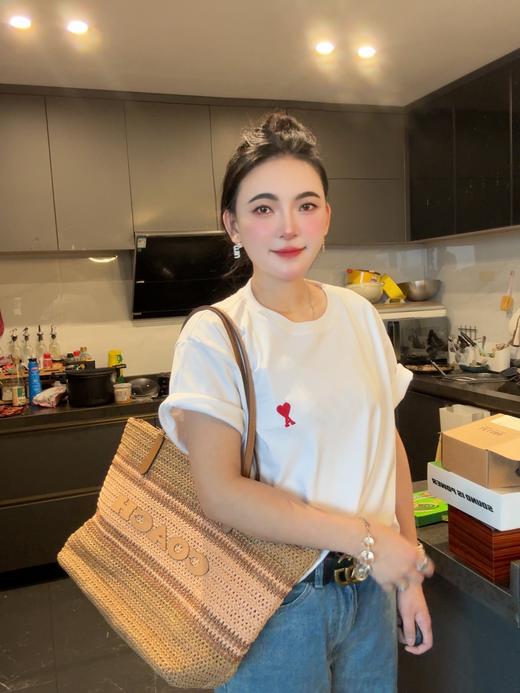 Coa&ch拉菲草编托特包 商品图1