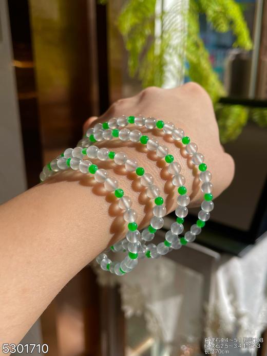 玻璃种珠串【5301710】具体价格微信咨询 商品图3