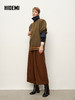 HIDEMI 初剪羊毛经典圆领廓形套头西装可拆卸立领外套大衣 商品缩略图3