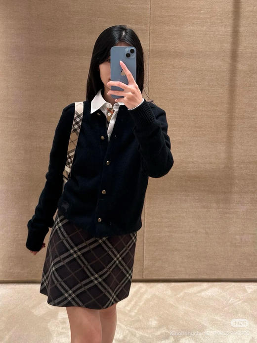 112-6 渠道圆正 BB新款 格纹针织半裙 弹力大 我穿L 商品图7