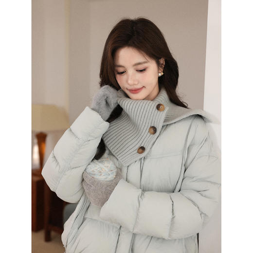 鹿向南「柔冬成笺」90白鸭绒蓬松绒感羽绒服女秋冬季新款短款外套 商品图2