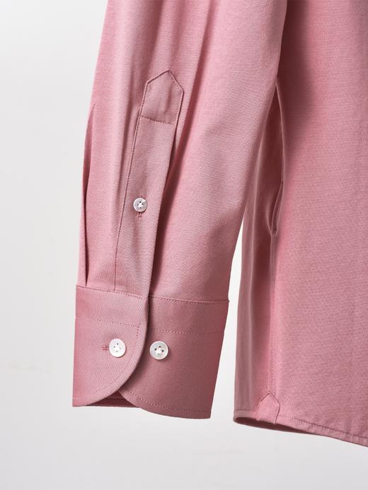 AhhhCotton 100支双股藕粉色意式工艺衬衫 商品图4