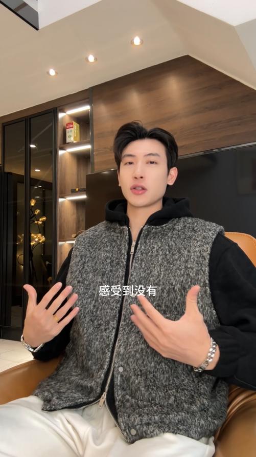 J59266SDSA男士秋冬新款痞帅男装美式简约撞色假两件拉链连帽卫衣外套 商品图0