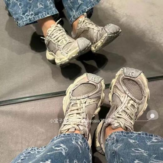 巴家低帮复古阔型底姥爹风增高潮流百搭休闲慢跑鞋 商品图2