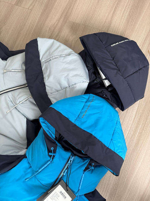 原单正品 KAILAS凯乐石达古羽绒服高蓬鹅绒防风保暖，男女同款，
颜色：蓝色黑色白色
尺码：MLXLXXL 商品图5