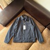 D110237宽松翻领夹克秋季纯色简约男士休闲通勤挺阔上衣外套 商品缩略图0