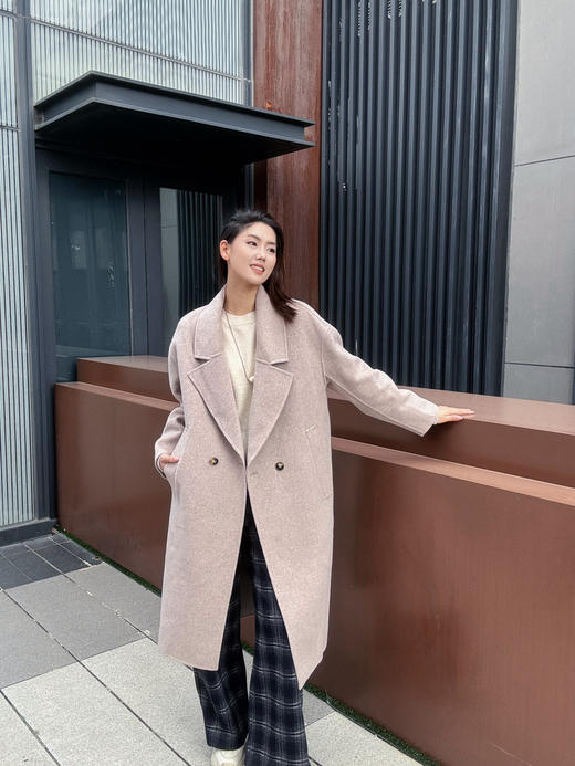 【自由定义】噢蜜ooomeooo翻领羊绒手工大衣可做羊毛🦙 商品图7