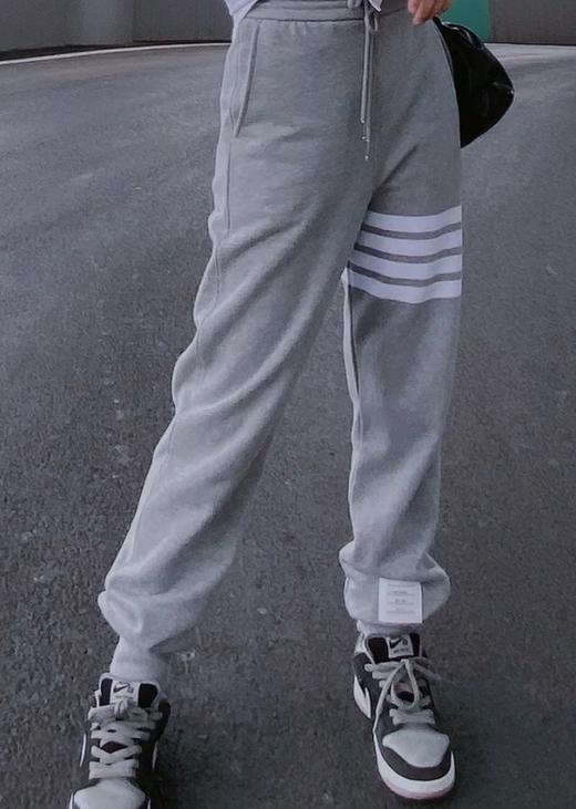 中性款腰部抽绳卫裤长裤 可配套装hu022 商品图3