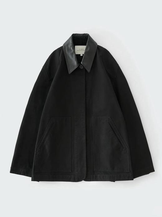 Studio nicholson皮领口袋工装夹克 商品图13