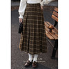 鹿向南「南法遐想」气质格纹半身裙女装冬季2024新款保暖显瘦裙子 商品缩略图2