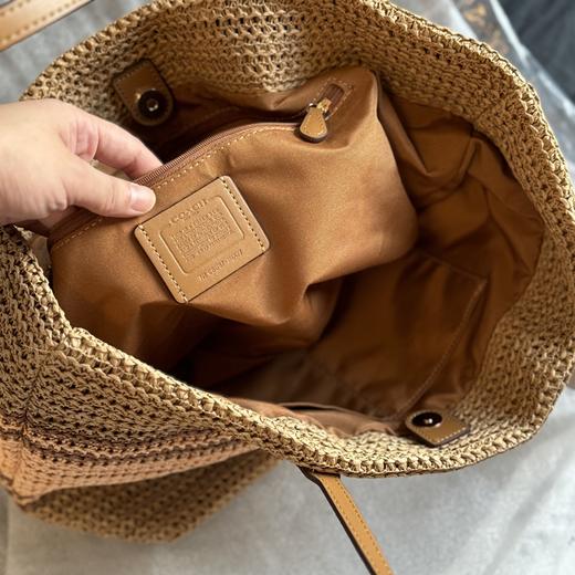 Coa&ch拉菲草编托特包 商品图10