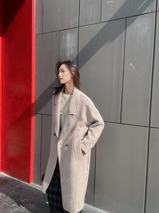 【自由定义】噢蜜ooomeooo翻领羊绒手工大衣可做羊毛🦙 商品图3