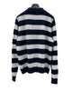 中性款羊毛条纹针织Polo衫he017 商品缩略图1