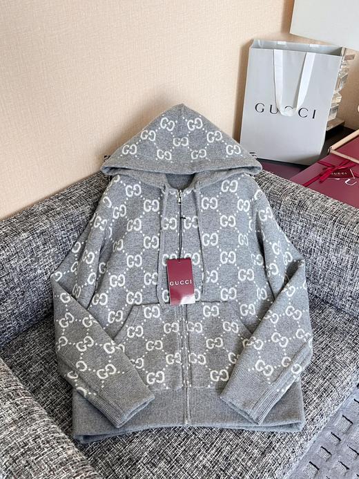 古驰 25早秋新款连帽毛织开衫（TM） 商品图1