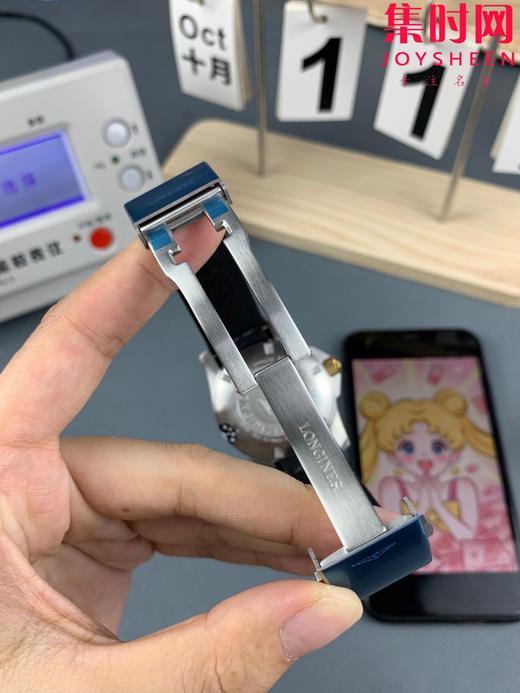 AF浪琴康卡斯41系列 康卡斯41mm 间金黑 黑金康卡斯 男士腕表 潜入时光深海 探寻康卡斯潜水系列 商品图7