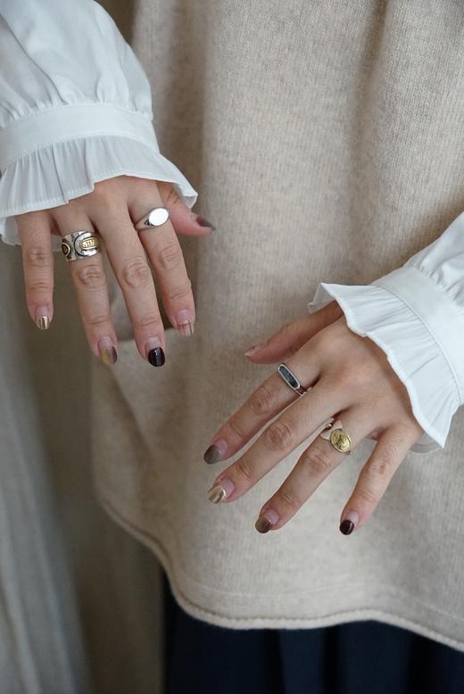 TOMWOOD 椭圆抛光银戒指(Joe Ring) 商品图2