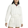 Nike/耐克女子加绒半拉链短款卫衣DQ5768-133 商品缩略图0