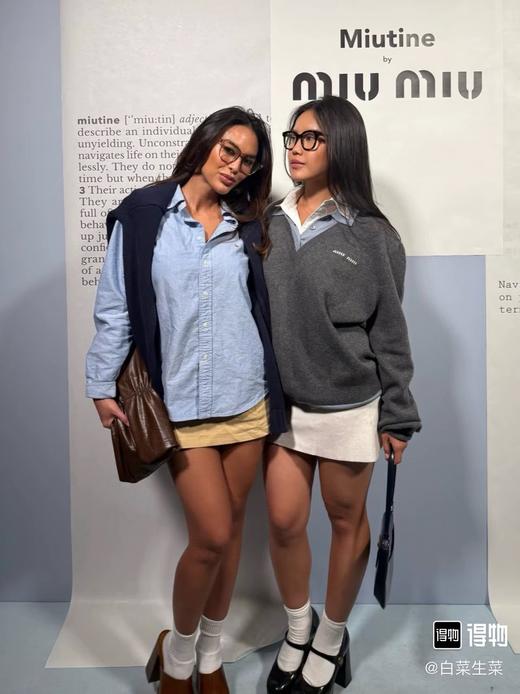 D110227羊毛混纺莫兰迪polo领拼色假两件长袖毛衣 商品图8