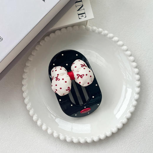 元气红结贝壳夹盘发夹-纪念日百货门店同款167446320 商品图2