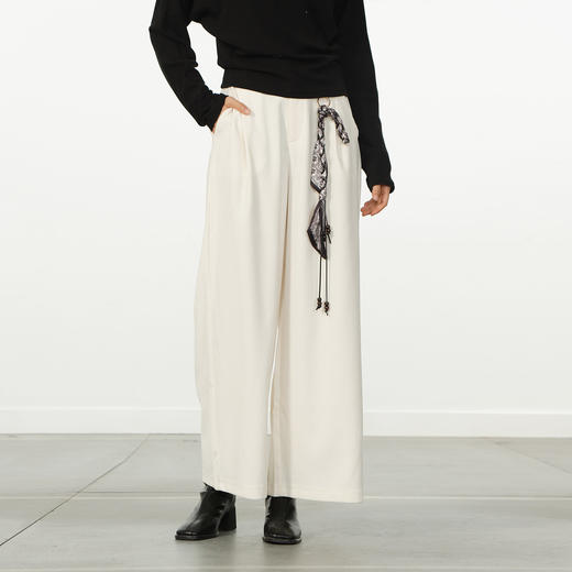 极简雪尼尔布制长裤-纪念日百货门店同款166094140 商品图2