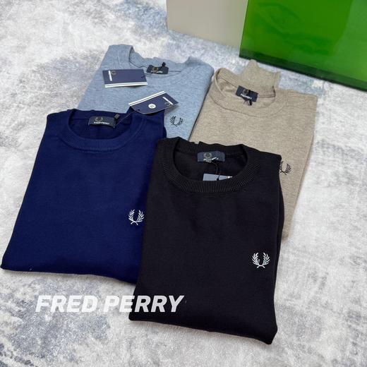 110226男士休闲针织衫2025秋冬宽松纯色麦穗刺绣长袖 商品图0