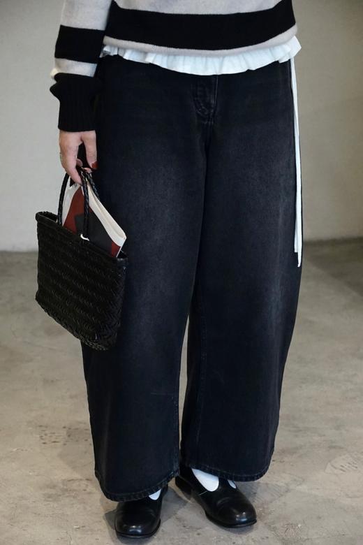 Studio Nicholson 丹宁阔腿裤休闲裤(CHALCO SNW - 1417) 商品图4