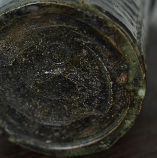 日本中古粗陶花瓶 带签章 商品图3