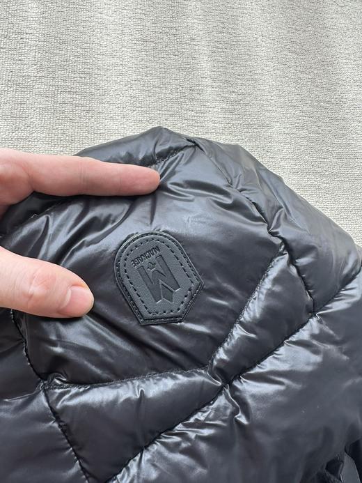 D110236哑光材质面料后背衬衫式弧形设计情侣款羽绒服 商品图2