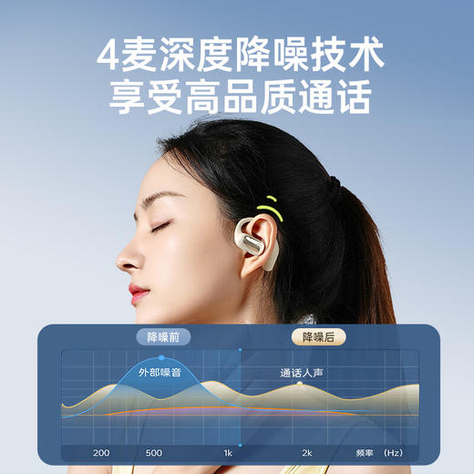 小度智能开放式蓝牙耳机S108 真无线AI助手导航翻译语音笔记文心大模型hifi挂耳式骨传导概念音乐耳机 小度智能蓝牙耳机S108 商品图10