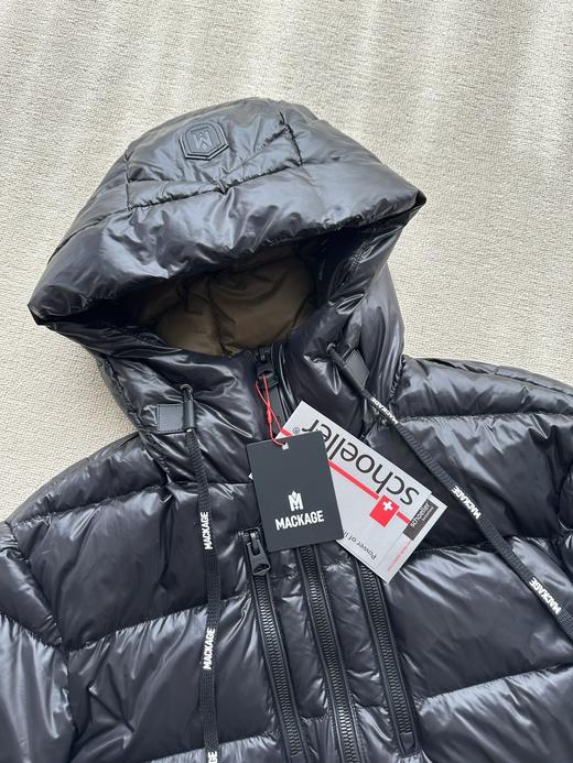 D110236哑光材质面料后背衬衫式弧形设计情侣款羽绒服 商品图1