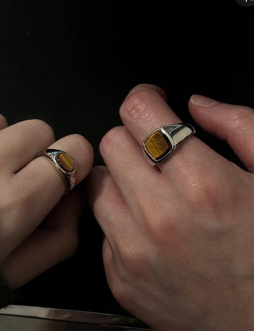 TOMWOOD 椭圆虎眼石戒指(Joe Ring Tiger Eye) 商品图3