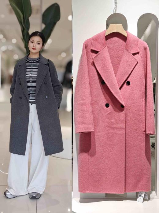 585816经典西服领长大衣外套 商品图4