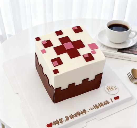 方形我的世界主题蛋糕-低糖处理无添加 商品图2