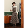 鹿向南《爱丁堡少女》秋季新款格子半身裙女LXN32538BSQ 商品缩略图2