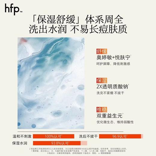 hfp氨基酸果酸洁面液洗面奶 深层清洁男女收毛孔粗大黑头控油卸妆 商品图3
