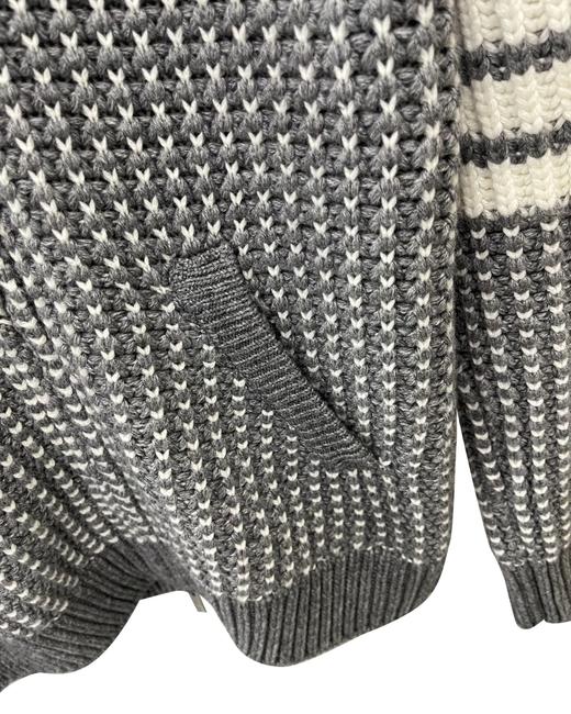 中性款羊毛棒球领针织外套毛衣hu022 商品图2