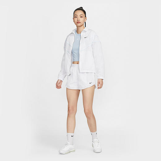 Nike耐克外套女宽松休闲训练梭织立领运动夹克FV6305-100 商品图2