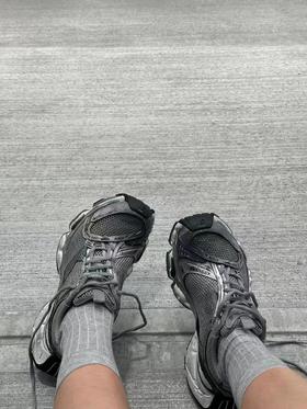 巴家低帮复古阔型底姥爹风增高潮流百搭休闲慢跑鞋