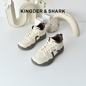 经典鲨2025冬季专柜新品潮流拼色系带加绒跑步休闲鞋棉鞋女KW219-558171