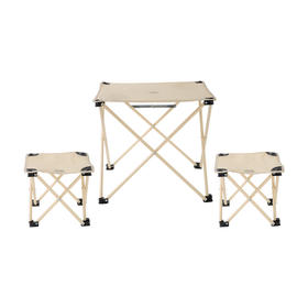 普锐哥方享野趣桌椅三件套PU-HZY03-03