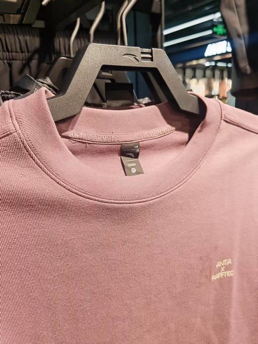 安踏男时尚休闲宽松套头针织运动套头卫衣152537709-5铁锈红 商品图2