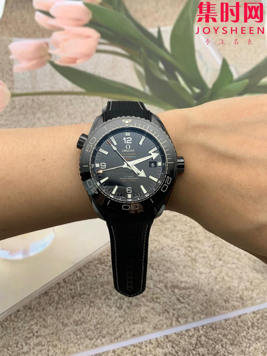 VS欧米茄 海马600米系列 海马海洋宇宙系列 "深海之黑" 男士腕表 表径45.5mm 全陶瓷壳 商品图8