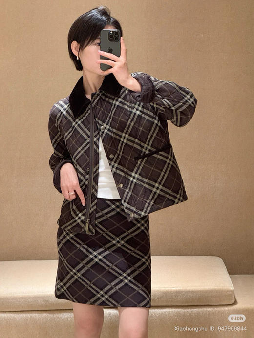 112-6 渠道圆正 BB新款 格纹针织半裙 弹力大 我穿L 商品图10