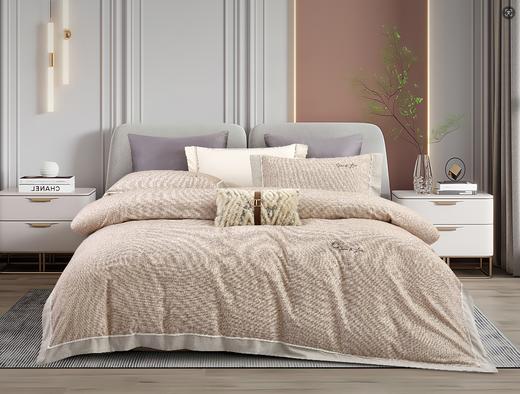 南方寝饰  全棉磨毛四件套   薄雾花园 商品图0