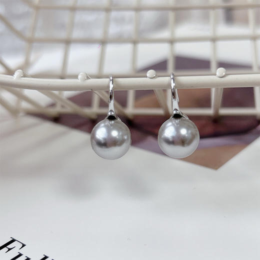 轻奢高级感银针耳环（10mm）-纪念日百货门店同款167443524 商品图4