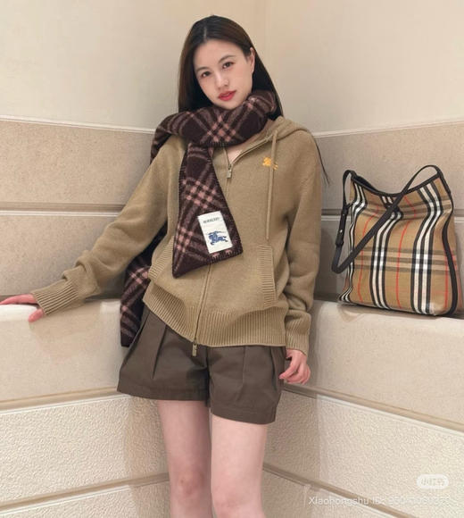 112-5 小黄马羊毛羊绒针织外套 商品图3