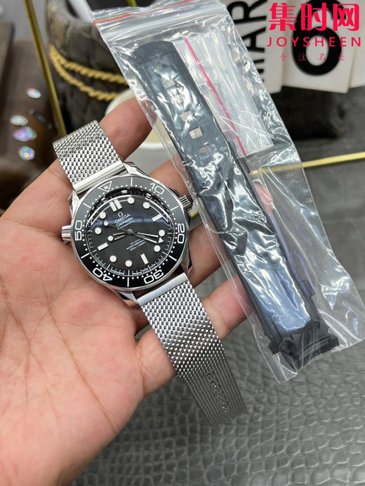 VS欧米茄新款海马300米系列 VS无历海马007邦德 男士腕表 黑盘铝圈 商品图8